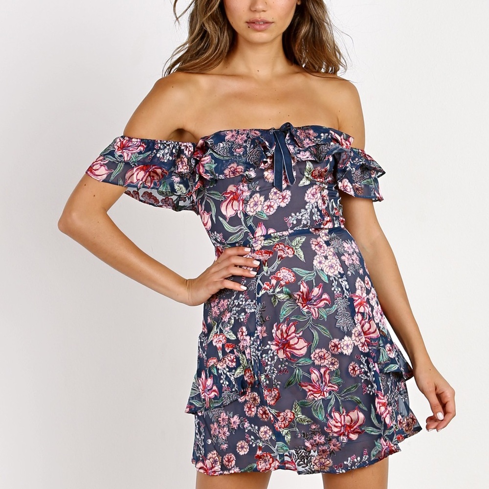 For Love & Lemons Flora Mini Dress